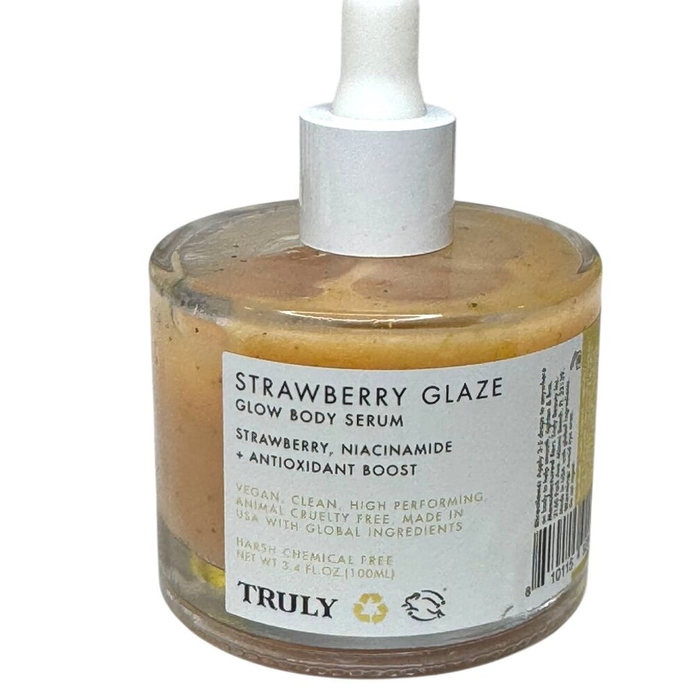 Truly Strawberry Glaze Glow Body Serum, 3.4 Oz/100 mL